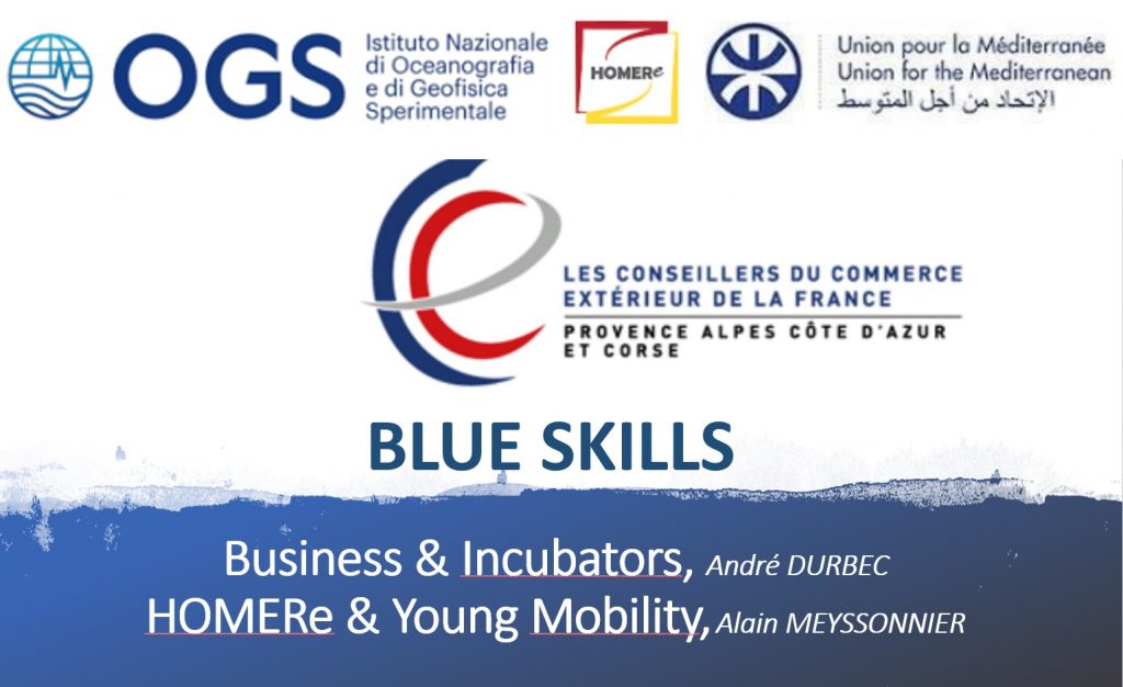 Rencontres UPM 14 et 15 avril 2021 : "L'Economie Bleue, source d'emploi pour la jeunesse de Méditerranée" 2