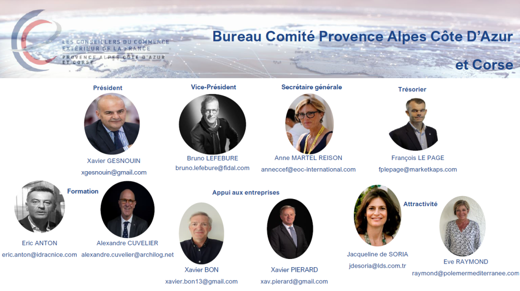 Les membres du Bureau 2